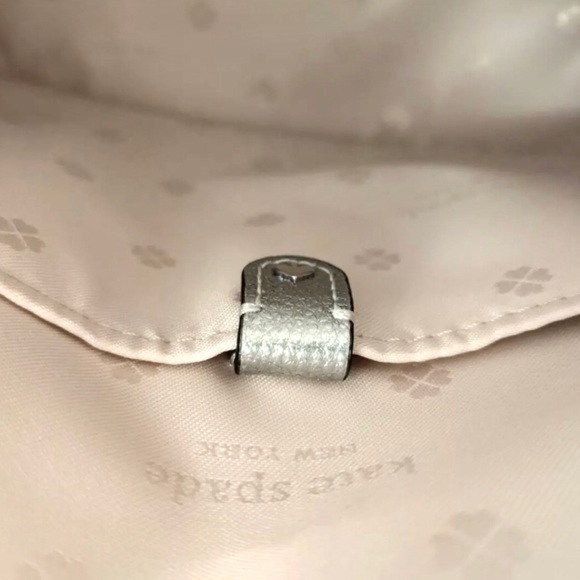 KATE SPADE x DISNEY Silver Mickey Mouse Top Handle Crossbody Satchel Bag NWT - Picture 8 of 17